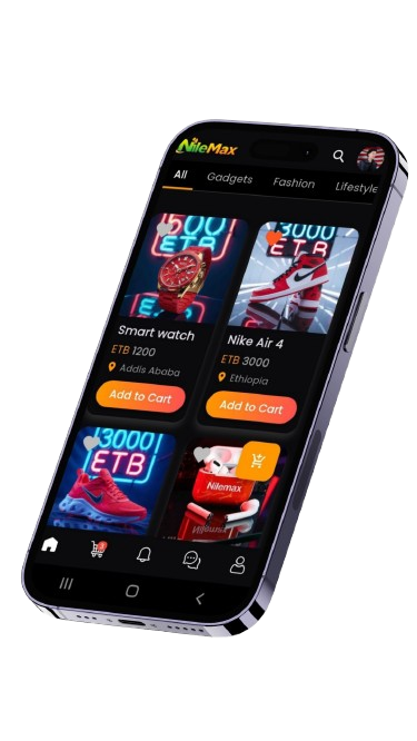 NileMax e-commerce app